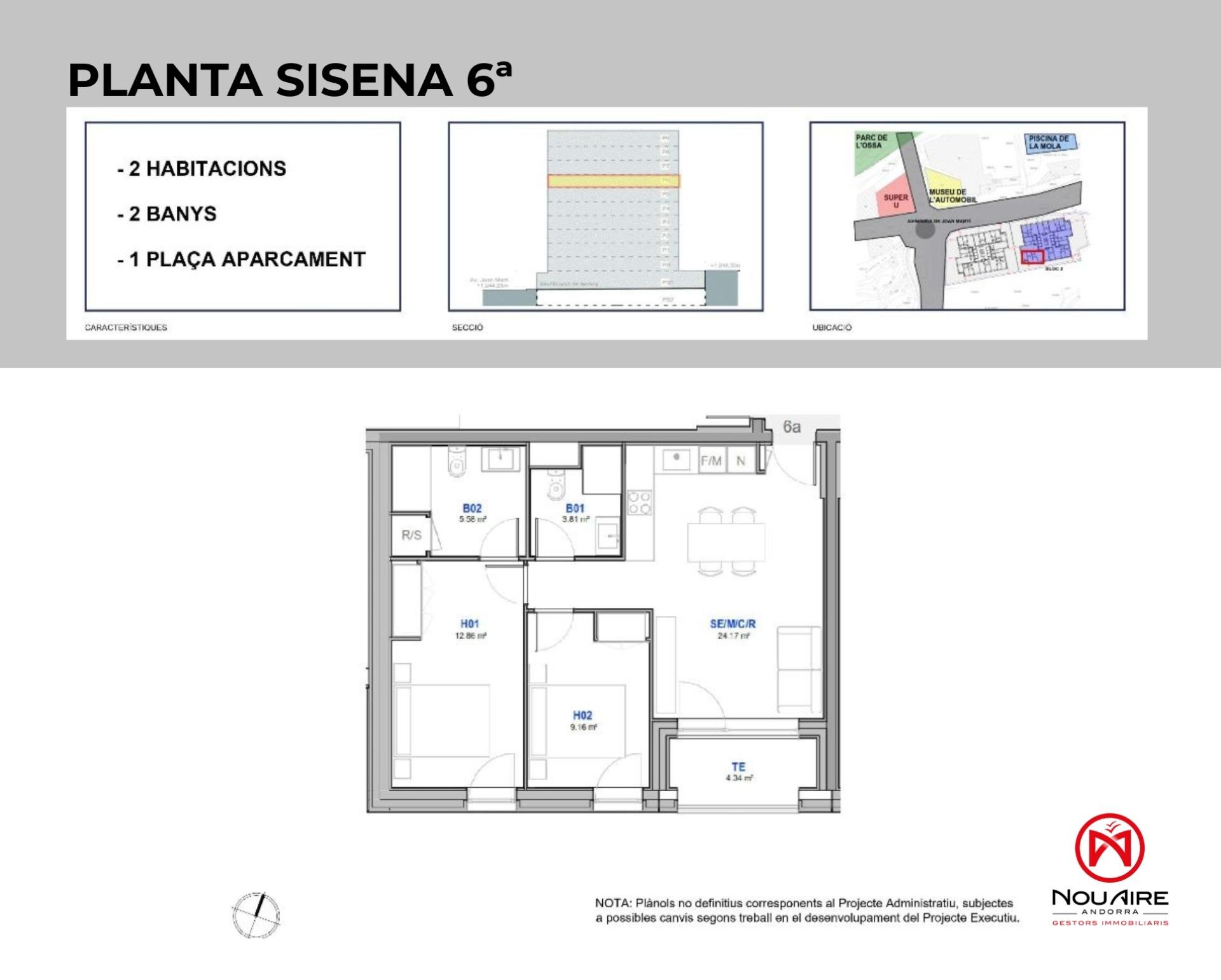 2-bedroom flat for sale in Encamp · 4 of 7